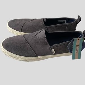Mens Toms Alpargata Terrain Grey Size 8.5